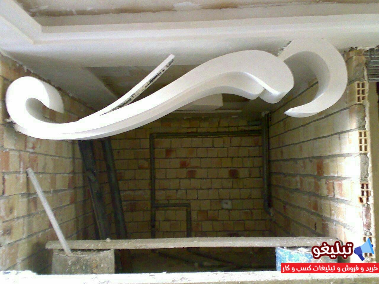 گچبری دیوار اتاق خواب - مدل گچبری سقف خانه - قیمت گچکاری روی رابیتس - گچکاری