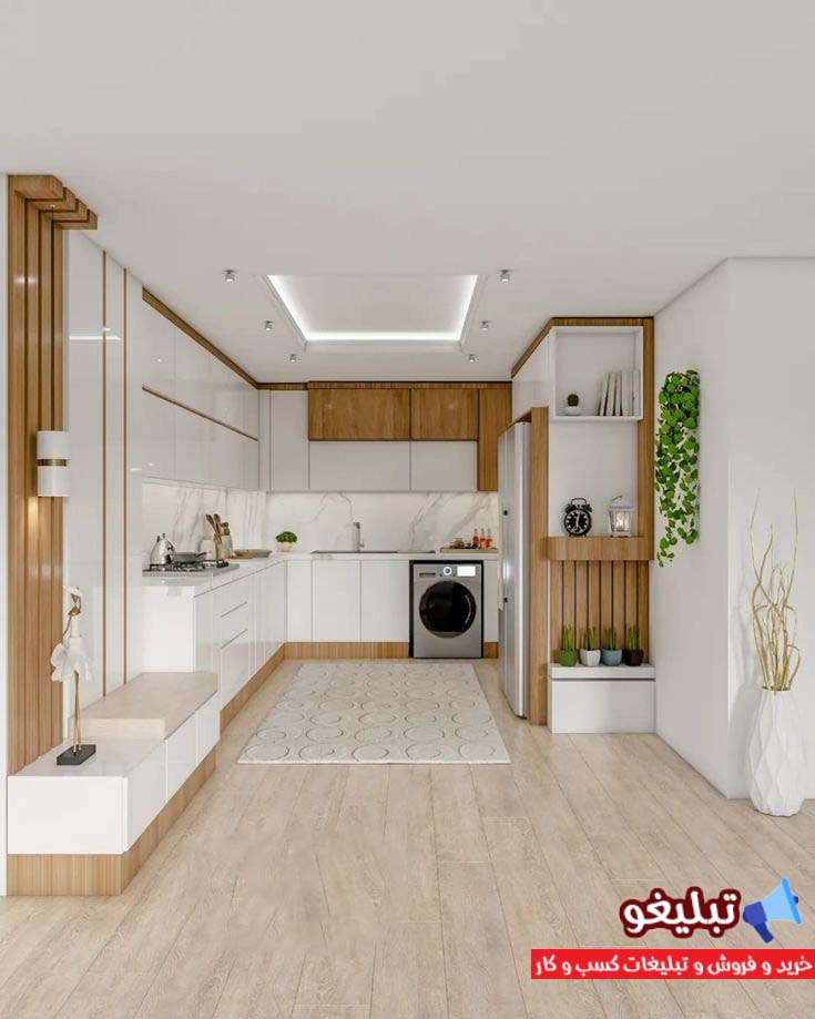 بهترین طراحی کابینت برای اشپزخانه کوچک - طراحی آشپزخانه کلاسیک